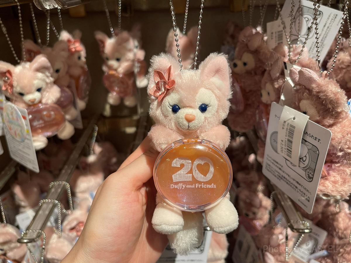 ぬいぐるみチャーム(ダッフィー20周年カラフルハピネスグッズ)