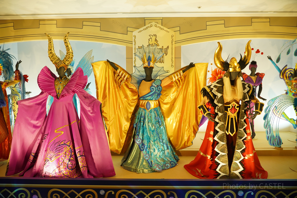 東京ディズニーリゾート アンコール! ザ・モーメンツ展：レジェンド・オブ・ミシカのコスチューム