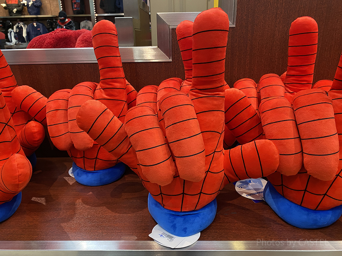 USJスパイダーマングッズ/スパイダーマンの手のクッション