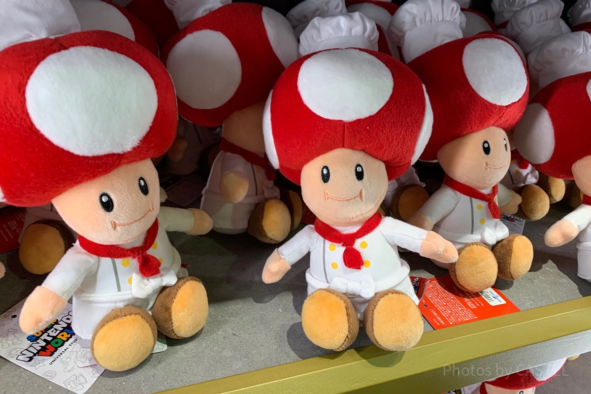 USJ限定 シェフキノピオ ソフトドール フィギュア ぬいぐるみバッジ USJ - USJ ユニバ マリオ シェフキノピオソフトドールの通販 by ぽん's