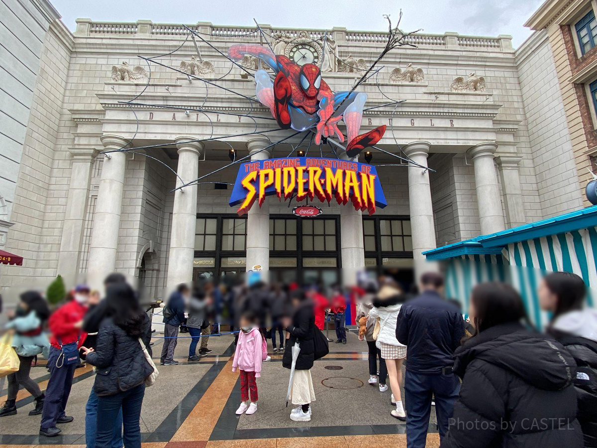 USJ／スパイダーマンザライド入口