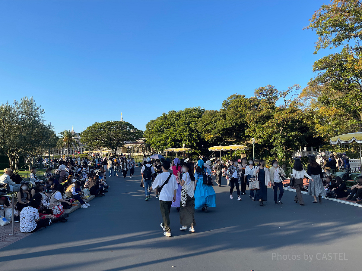 ザ・ヴィランズ・ロッキン・ハロウィーン待ちの様子 2022年10月1日(土)16時30分ごろ