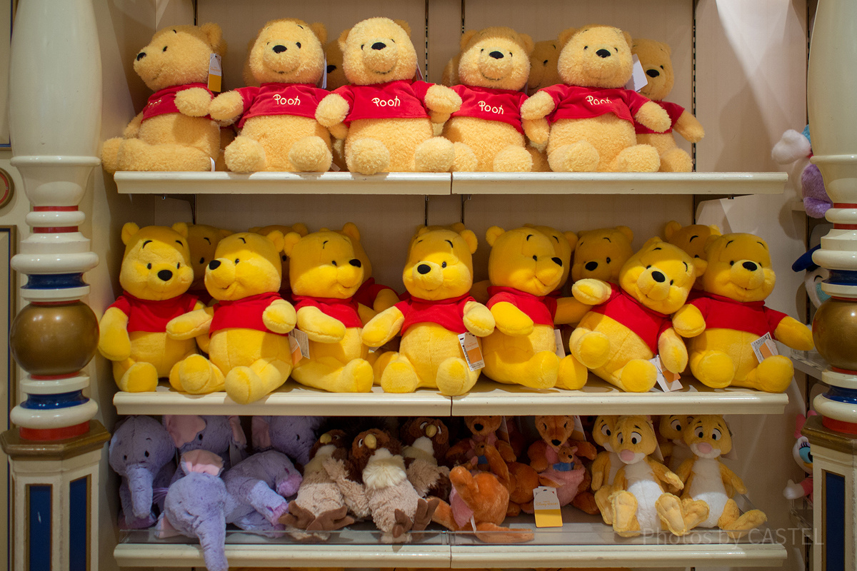 くまのプーさんのぬいぐるみ| キャステル | CASTEL ディズニー情報