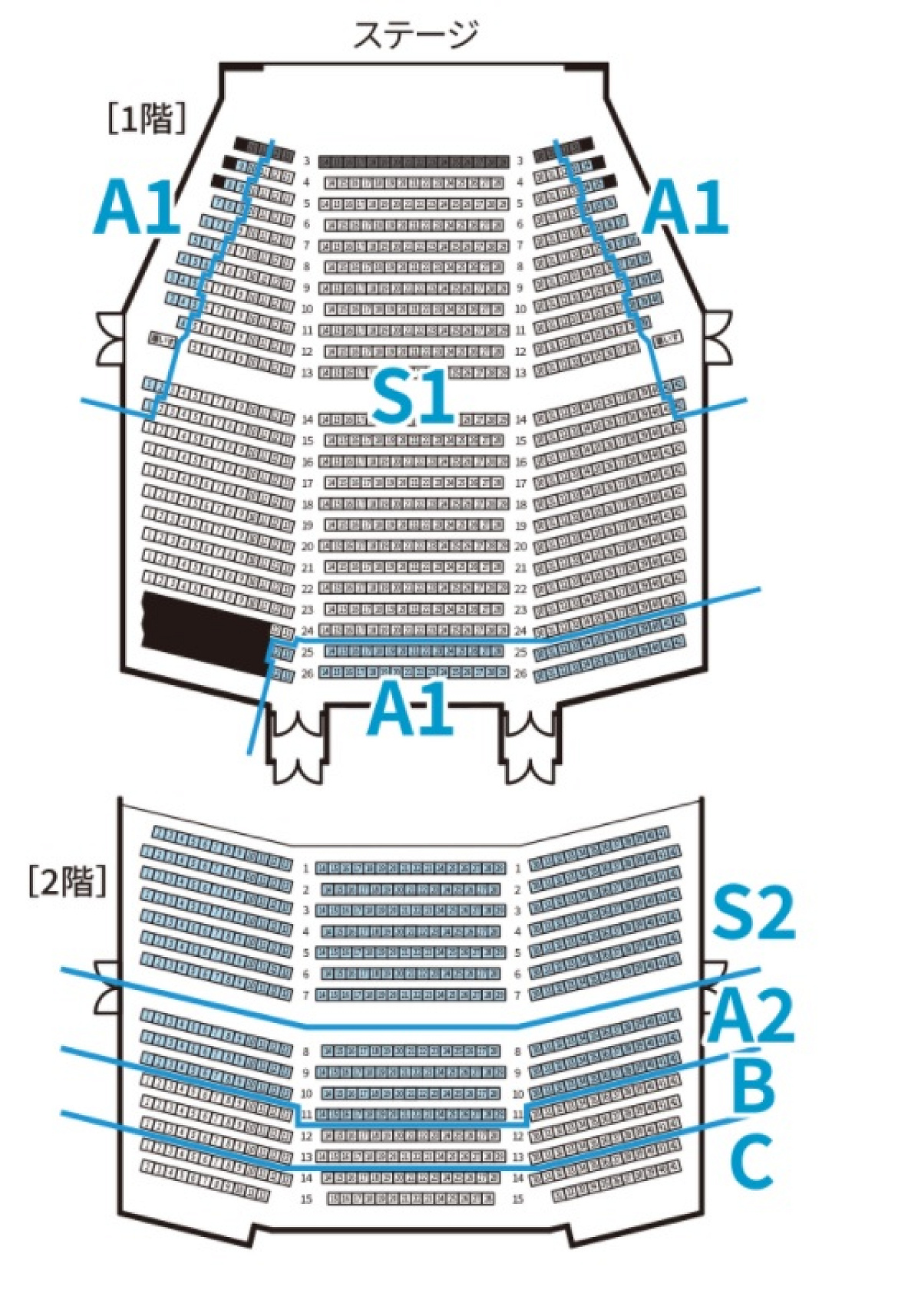 『アナと雪の女王』東京公演 座席表 キャステル CASTEL ディズニー情報