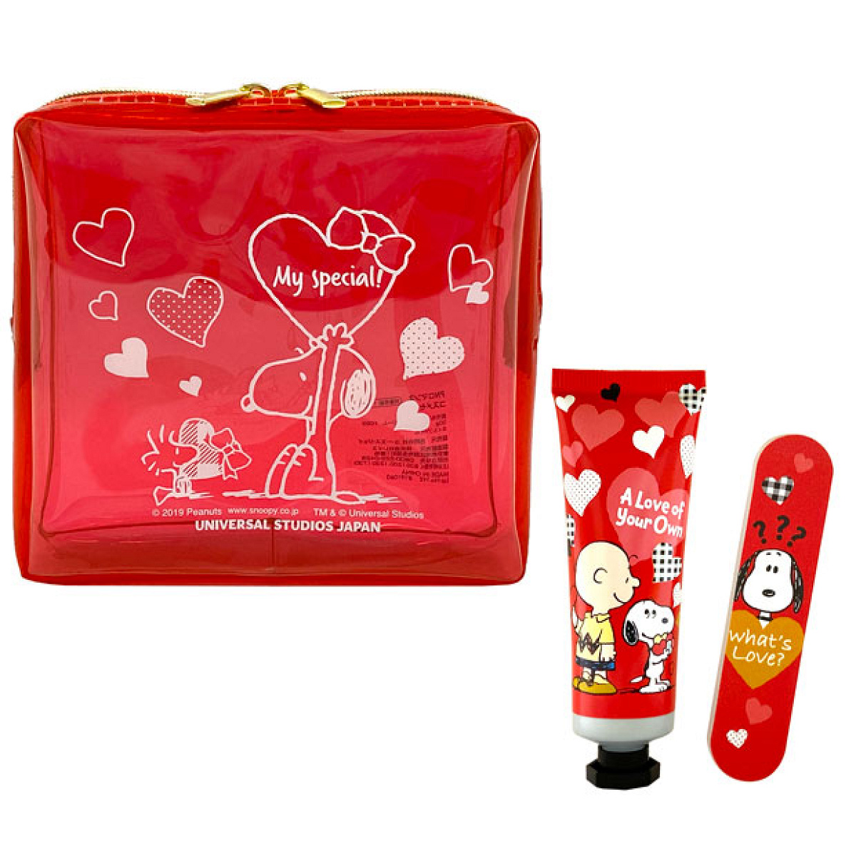 スヌーピーポーチ付ハンドクリーム キャステル Castel ディズニー情報