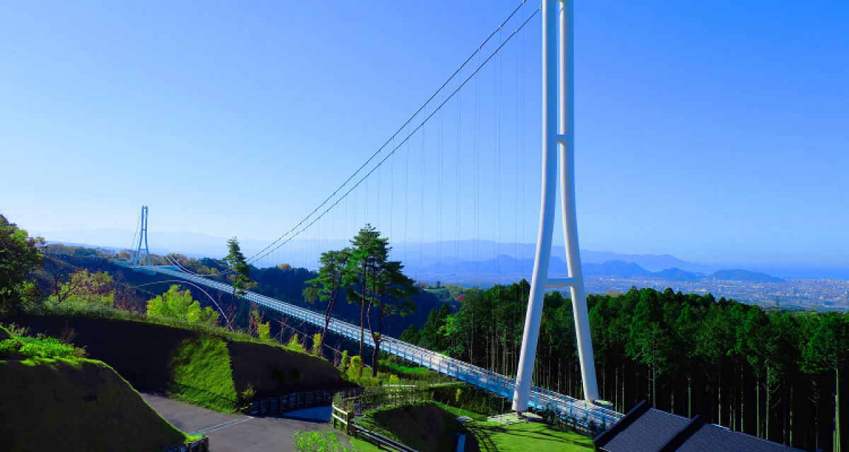 三島スカイウォークの吊り橋 キャステル Castel ディズニー情報