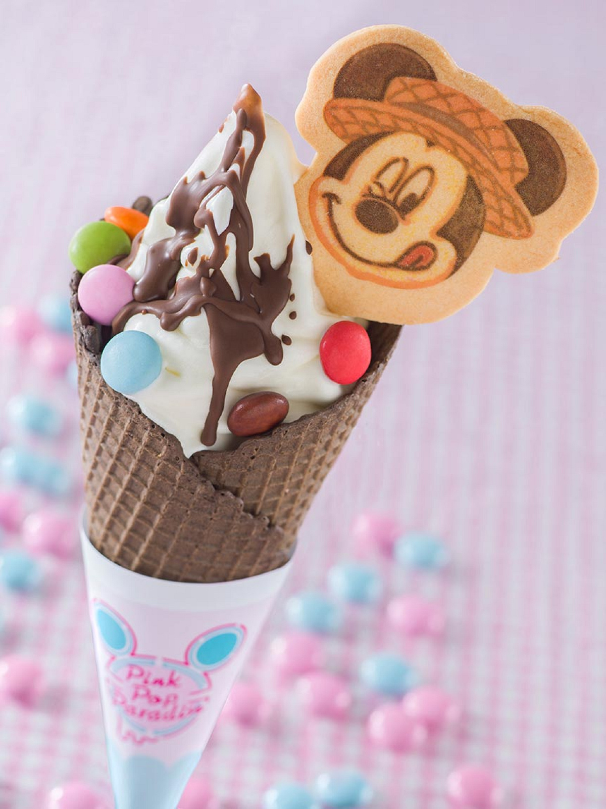 ソフトクリーム チョコレート キャステル Castel ディズニー情報