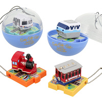 【ディズニー】パークの乗り物のガチャガチャ(カプセルトイ)のデザイン、値段まとめ!リゾートラインやウエスタンリバー鉄道も!