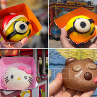 【USJ】キャラクターまん全7種類！ターキレッグまんやハローキティまん！味と販売場所まとめ