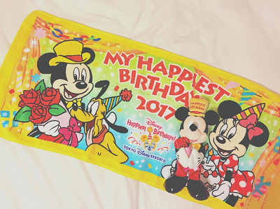 2017年のバースデーグッズです