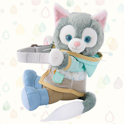 新品タグ付きTDSビューティフル レイニー デイズ ぬいぐるみバッジ 4体セット ぬいぐるみバッジもレインコート姿！東京ディズニーシー「ダッフィー