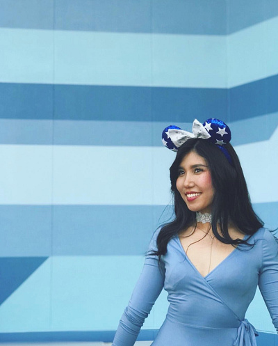 Blue Stripe Wall