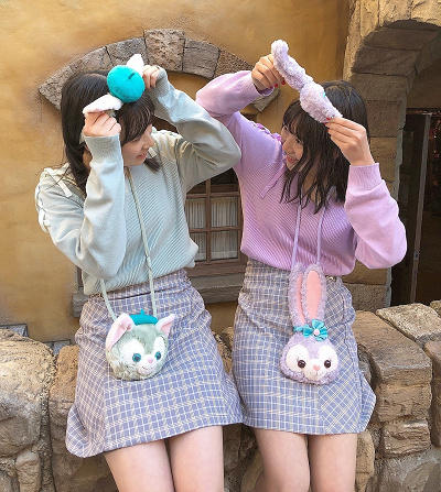 チェックスカート