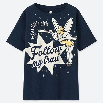 ティンカーベルのTシャツ