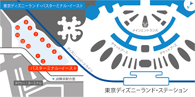 ディズニーランド1番乗り場