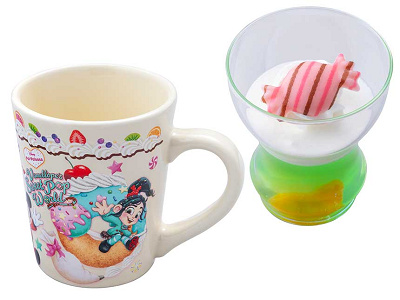 ベイクドドーナツ、スーベニアプレート付き