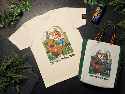 Tシャツ（ワンピース×ジュラパグッズ）