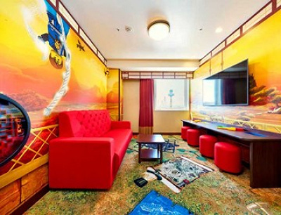 レゴ・ブロックの世界が散りばめられたホテル