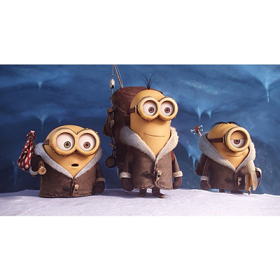 ボブが登場する映画『ミニオンズ』のワンシーン