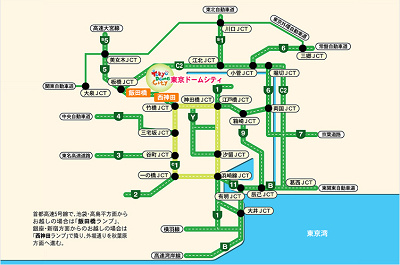 車でのアクセスマップ