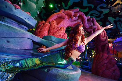 アリエル】マーメイドラグーンシアターでグリーティングスタート