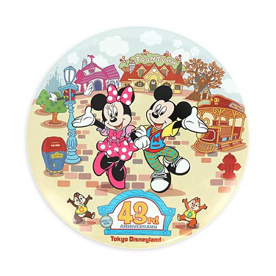 カンバッジ (ディズニーランド43周年グッズ)