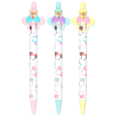 ボールペンセット(ディズニーカチューシャ柄グッズ)