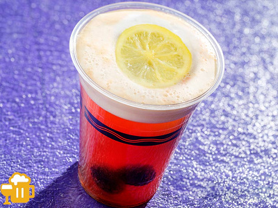 ビアカクテル（ブラックティー＆ブラックベリー）