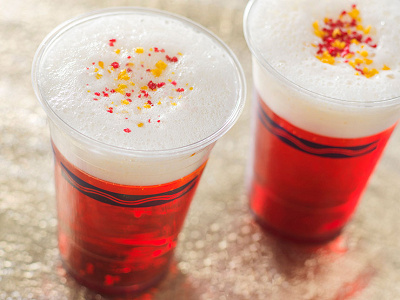 ビアカクテル(グレープ)