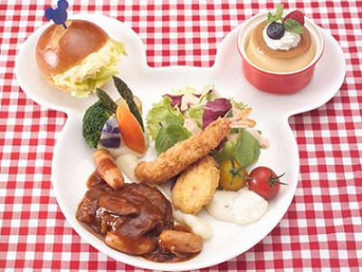 ルームサービスのお子様メニュー(イメージ)