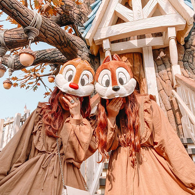 ディズニーチップ ハロウィン かわいい チップ と デール チップと