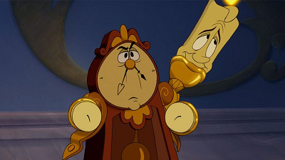 美女と野獣 コグスワース 置き時計 （Disney（ディズニー）の「Disney 