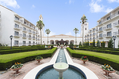 ホテル志摩スペイン村の中庭