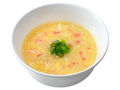 蟹と玉子のスープ