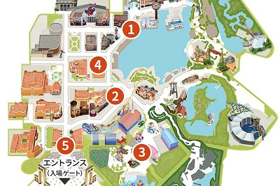 ダンス・ダンス・ダンス! ストリート・ショーの開催場所マップ