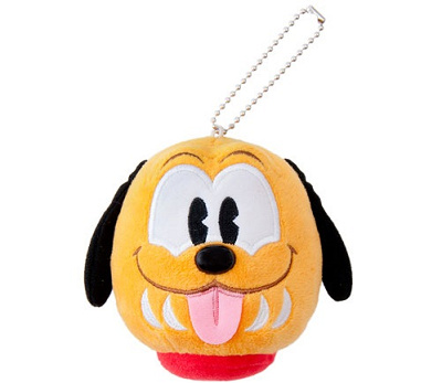 だるま型のプルートぬいぐるみバッジ