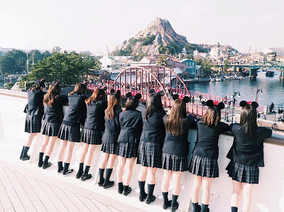 ディズニー高校生コーデ