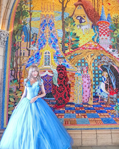 ディズニープリンセスの仮装：シンデレラ