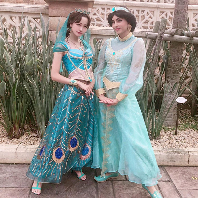 ジャスミン ディズニー 仮装 Dハロ ハロウィン ウィッグ アラジン 成れる