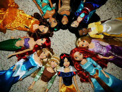 ディズニープリンセスたち勢ぞろい