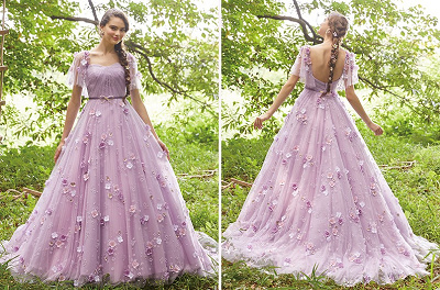 ディズニーウエディングドレス：ラプンツェル