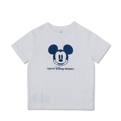 【ディズニー×GAP】ベビーTシャツ（ホワイト）