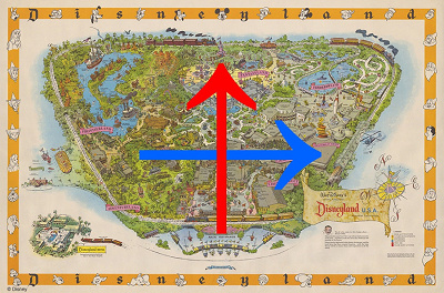 ディズニーランドには、重要な2本の矢印が存在する