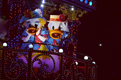 エレクトリカルパレード・ドリームライツのドナルド&デイジー