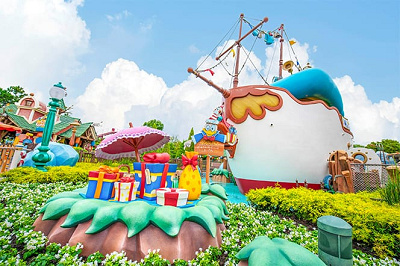 ドナルドのボートのデコレーション