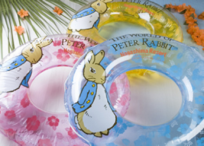 浮き輪なども忘れずに！