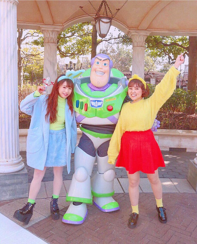 ダッキー&バニーコーデ