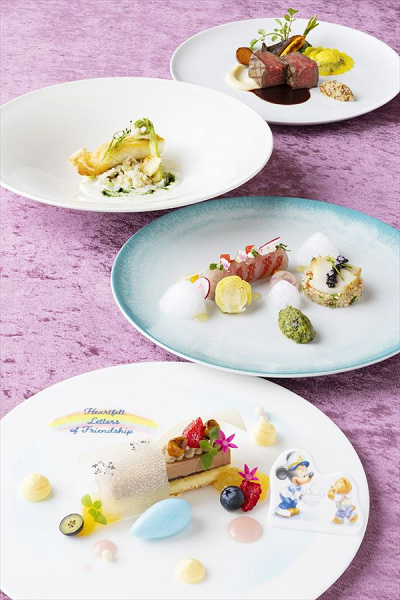 ダッフィー＆フレンズのハートフェルト・レターズ・オブ・フレンドシップ　グルメディナーコース