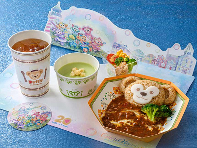 ダッフィーのスペシャルセット(ビーフ)