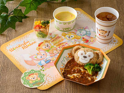 ワンダフルキッチン４人セット 1/15〜】ダッフィー＆フレンズ・ワンダフルキッチン総合ガイド